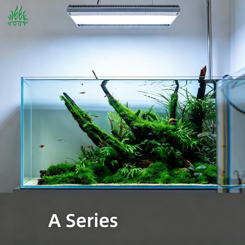 Planted Aquarium Aquascape - ไฟเลี้ยงตู้ปลา Week Aqua A430Pro LED 120W