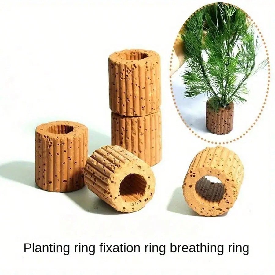 Planted Aquarium Aquascape - คุณภาพสูง Aquarium Plant Fixation Rings -