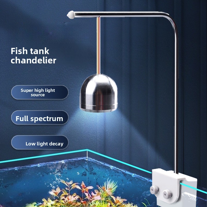 Planted Aquarium Hanging Light - โคมไฟแขวนอะลูมิเนียมแบบหนีบ LED สำหรับตู้ปลา ปี 2026 กันน้ำ