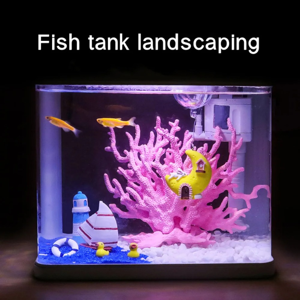 ของตกแต่งตู้ปลา ปะการังจำลอง ท - Planted Aquarium Aquascape บทวิจารณ์และราคา
