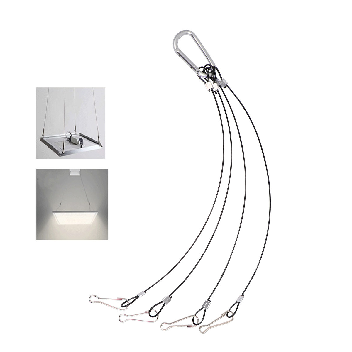 ชุดสายแขวนเหล็กสำหรับไฟปลูกต้น - Planted Aquarium Hanging Light บทวิจารณ์และราคา
