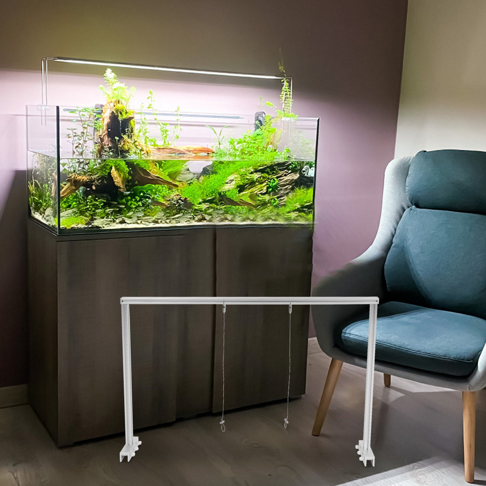 ชุดอุปกรณ์แขวนโคมไฟตู้ปลา 1 ชุ - Planted Aquarium Hanging Light บทวิจารณ์และราคา