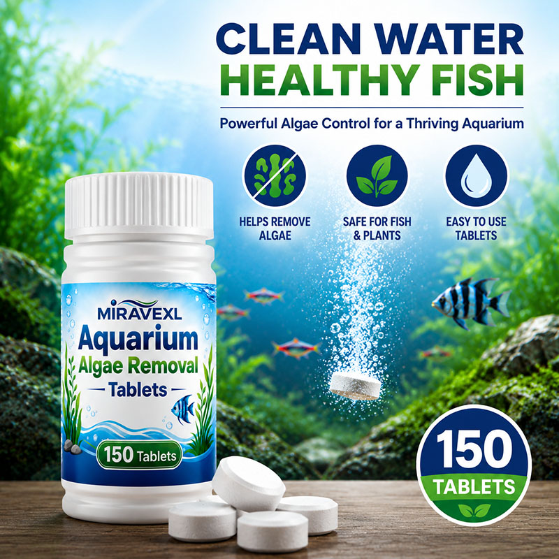 เม็ดกำจัดตะไคร่น้ำในตู้ปลา MIR - Planted Aquarium Aquascape บทวิจารณ์และราคา