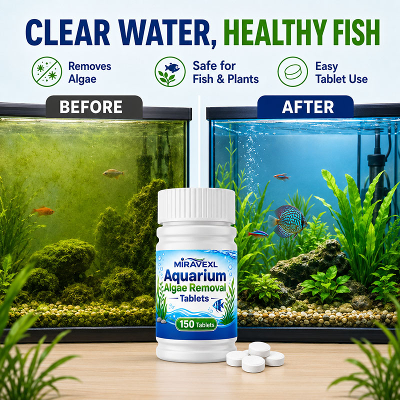 เม็ดกำจัดตะไคร่น้ำในตู้ปลา MIR - Planted Aquarium Aquascape บทวิจารณ์และราคา