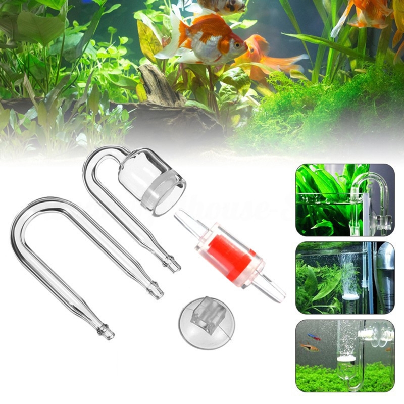 DIY ชุดกระจาย CO2 4ชิ้นสำหรับต - Planted Aquarium Aquascape บทวิจารณ์และราคา